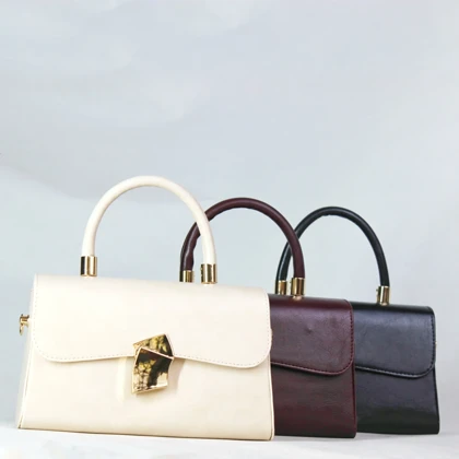 کیف دستی زنانه نیلوفر رنگ زرشکی کد5803