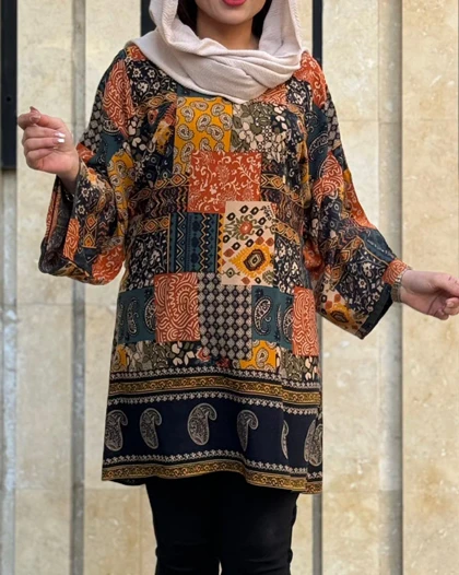 تونیک سایز بزرگ اشک طرح اندونزی 1162