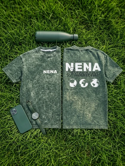 تیشرت لش سنگشور مدل NENA / سبز یشمی