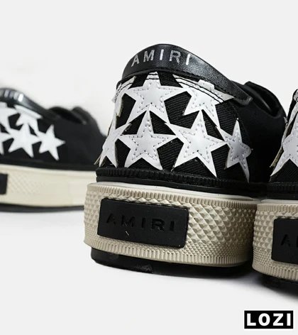 کفش اسنیکرزمشکی Amiri Stars Checkered مدل 5997