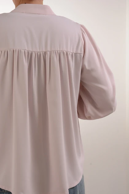 شومیز ژاکلین سینه چین ابرا