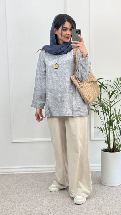 مانتو شومیزی روژین