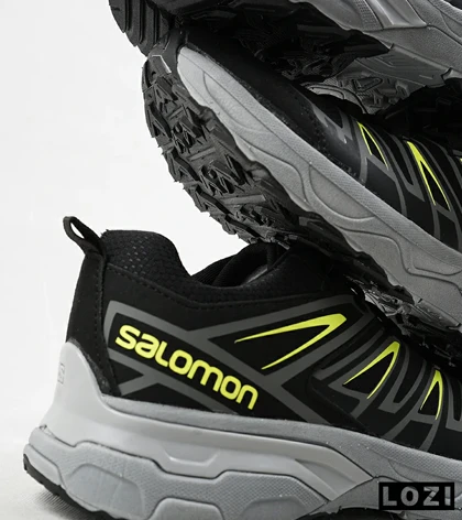 کفش کتانی مشکی سبز سالومون Salomon X ULTRA