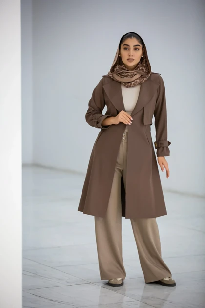 بارانی سانتانا ژیله دار پشت پیلی