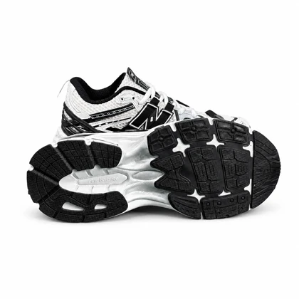 کتانی مردانه و بزرگ پا نیوبالانس سفید مشکی New BALANCE 1906