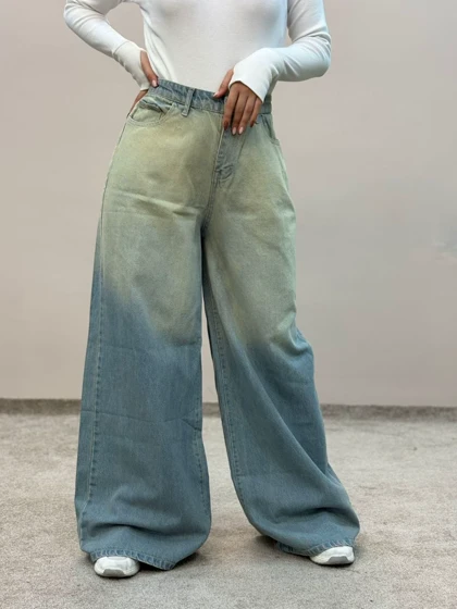 شلوار جین فول بگ تینت بروسو