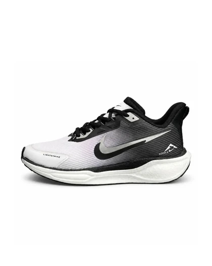 کتانی زیره بست مردانه مدل رانینگ نایکی طوسی و سفید NIKE