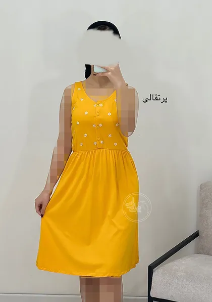 پیراهن گلدوزی لنیا