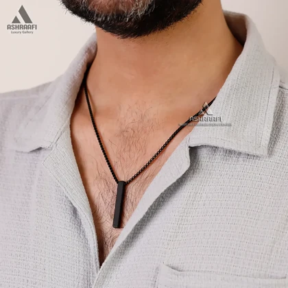 گردنبند مردانه Cube Necklace K02