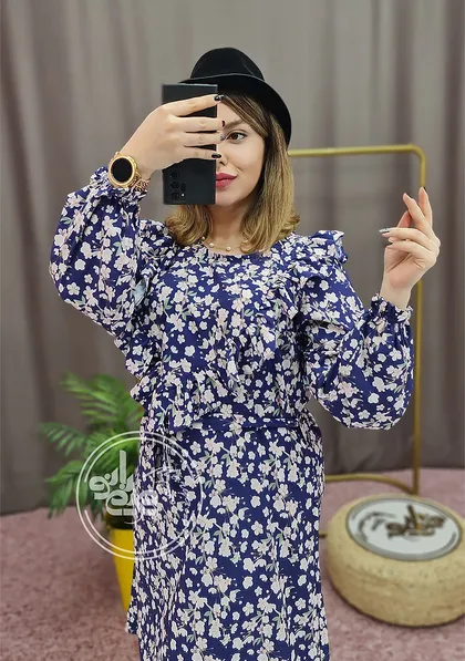 پیراهن چین‌دار