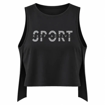 نیم‌تنه ورزشی SPORT بغل چاک کد 77087