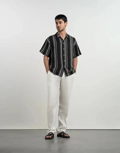 آستین کوتاه راه راه