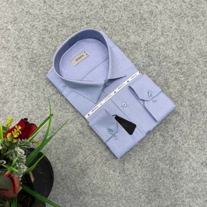 پیراهن ساده تک‌رنگ قواره کلاسیک استین بلند_ پارچه فلورا درجه یک