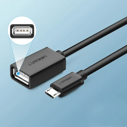 مبدل OTG میکرو به USB-A یوگرین UGREEN US133 10396