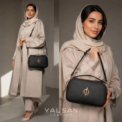 کیف دوشی و دستی زنانه چرم یلسان مدل اطلس کد 099-HRM