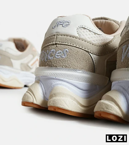 کفش کتانی زنانه کرم گلبهی NEW BALANCE 9060