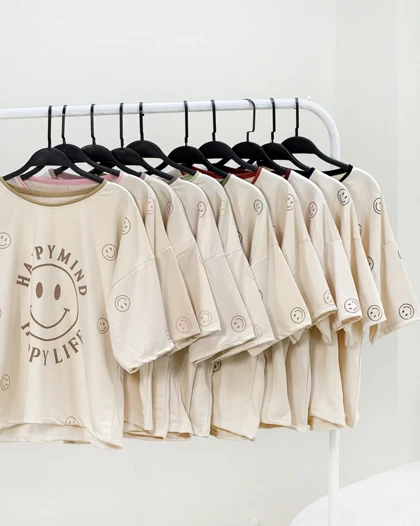 ست تیشرت و شلوار استیکر