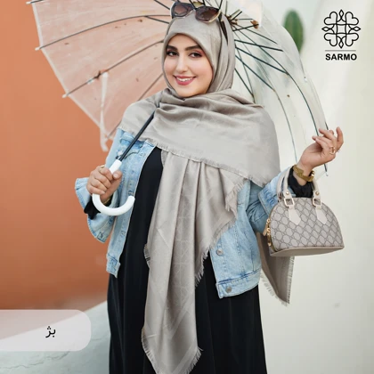 روسری ژاکارد رونا خطی