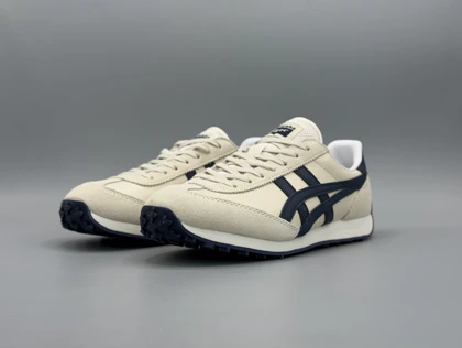 کتانی اسیکس اونیتسوکا تایگر ای دی آر 78 کرم سرمه ای / Asics Onitsuka Tiger EDR78
