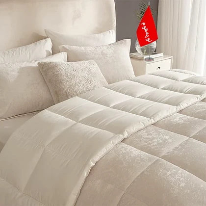 روتختی مینیمال مخمل طرح مربعی