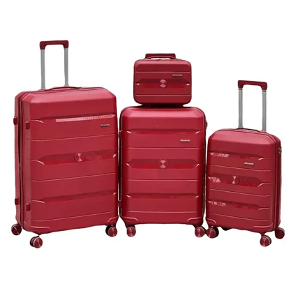 چمدان وارداتی مندوزا مدل MENDOZA - MDZ805 SERIES سری سه عددی (به همراه چمدان آرایشی هدیه)