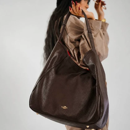 کیف دوشی دخترانه برند کوچ مدل تک‌بند Coach Single Strap شیک