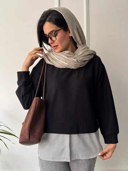 شومیز مانتویی دوتیکه پرتو