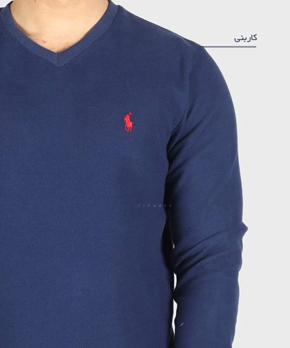 پلیور مردانه یقه هفت و آستین بلند 1847