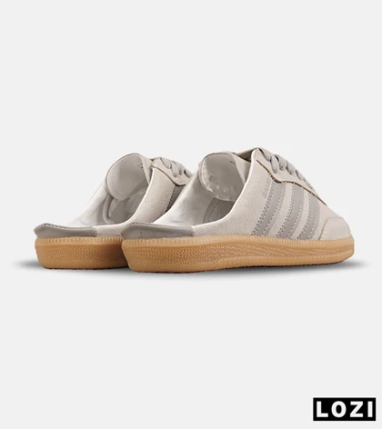 کتانی آدیداس سامبا اسلاید طوسی مردانه و زنانه مدل 9197 Adidas Samba