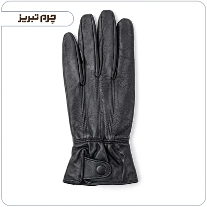 دستکش زنانه چرم طبیعی تبریز مدل W770