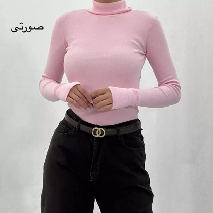 کراپ زنانه یقه اسکی | KIANA