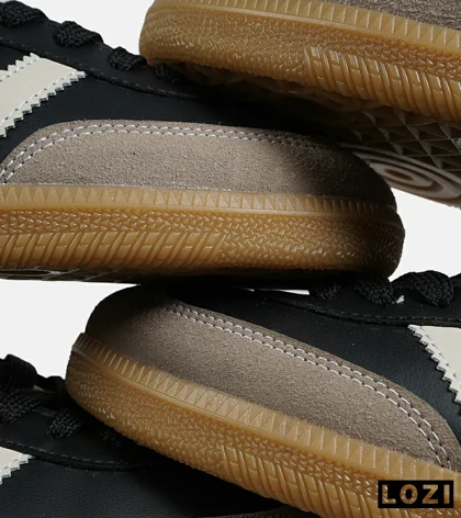 کفش کتانی مردانه و زنانه مشکی کرم ADIDAS Samba مدل 7294