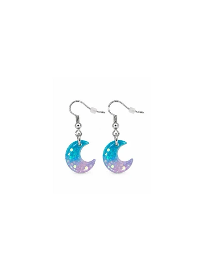گوشواره ساده طرح ماه