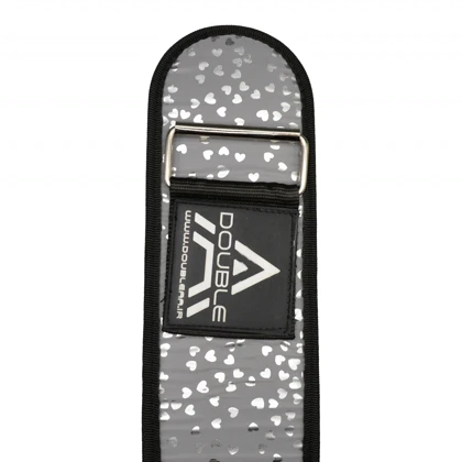 کمربند بدنسازی زنانه دبل ای مدل Heart-404H1176 چسبی طوسی روشن