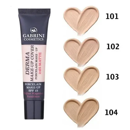 کرم پودر مات 24 ساعته گابرینی مدل Derma حجم 40 میلی‌لیتر