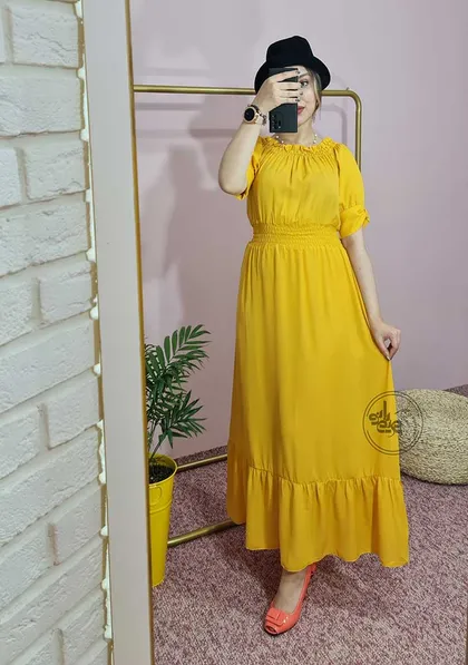 پیراهن مجلسی یقه قایقی 1