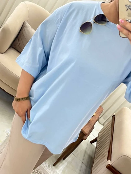 تیشرت باکسی زنانه و دخترانه کد 428