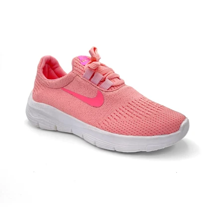 کفش اسپرت دخترانه مدل sneaker - 0036_Salmon