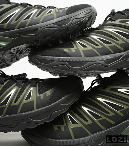 کفش کتانی مشکی سبز Salomon X ULTRA