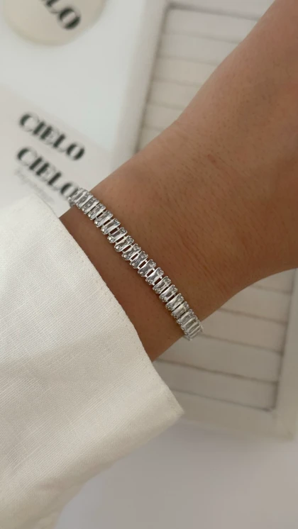 دستبند تنسی مستطیل