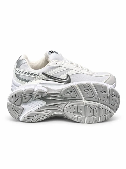 کفش کتانی بزرگ پا نایکی رانینگ وی 1000 سفید طوسی NIKE V1000