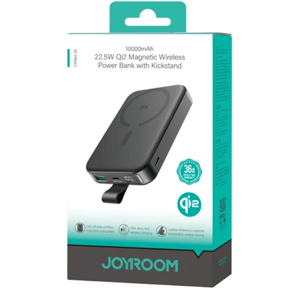 پاوربانک 10000وایرلس 15 وات، Type-C و USB فست شارژ 22.5 وات جویروم JR-PBM11