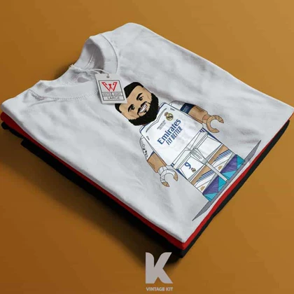 تیشرت طرح لگو بنزما