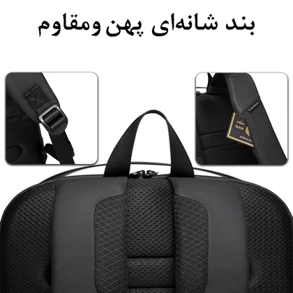 کیف کوله پشتی لپ تاپ 15.6 اینچی اورجینال بنج BANGE 7261
