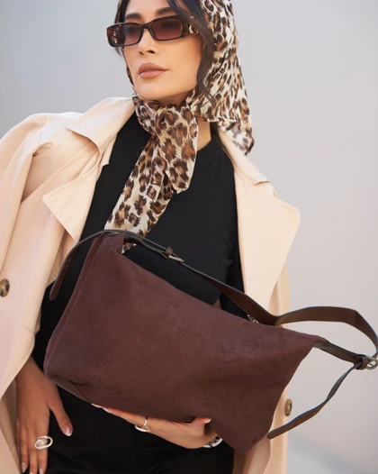 کیف جیر دسته چرم هوبو Mossimo 50132