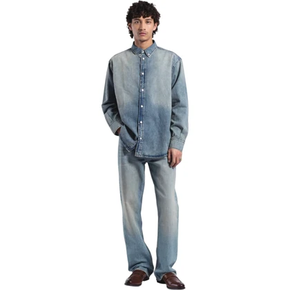 شلوار جین راسته مردانه DR DENIM کد 370