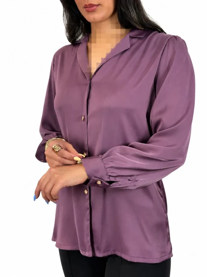 شومیز ساتن ترک نازگل کد (811)