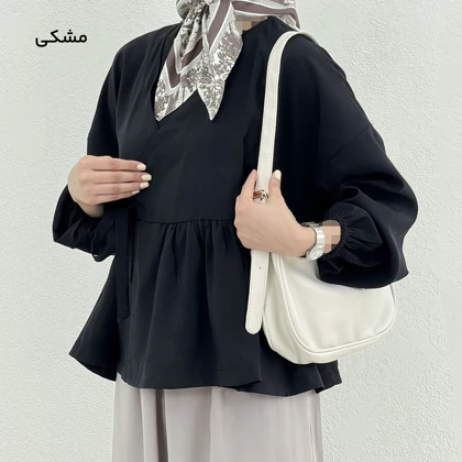 شومیز زنانه مودال پایین چین‌دار | آی بولک