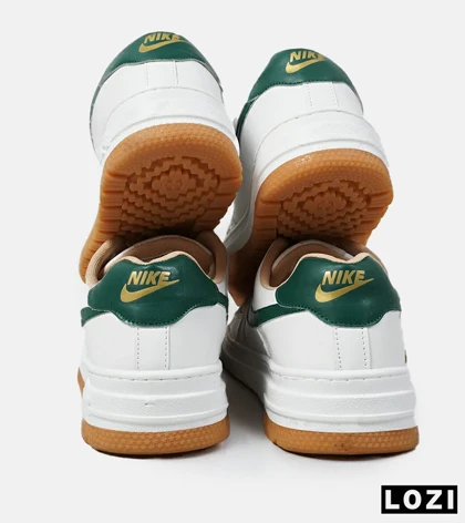 کفش بزرگ پا سفید سبز نایک ایر فورس NIKE AIR FORCE مدل 4065