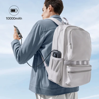 پاور بانک فست شارژ تایپ سی 30 وات 10000 با کابل تایپ سی بیسوس P100709